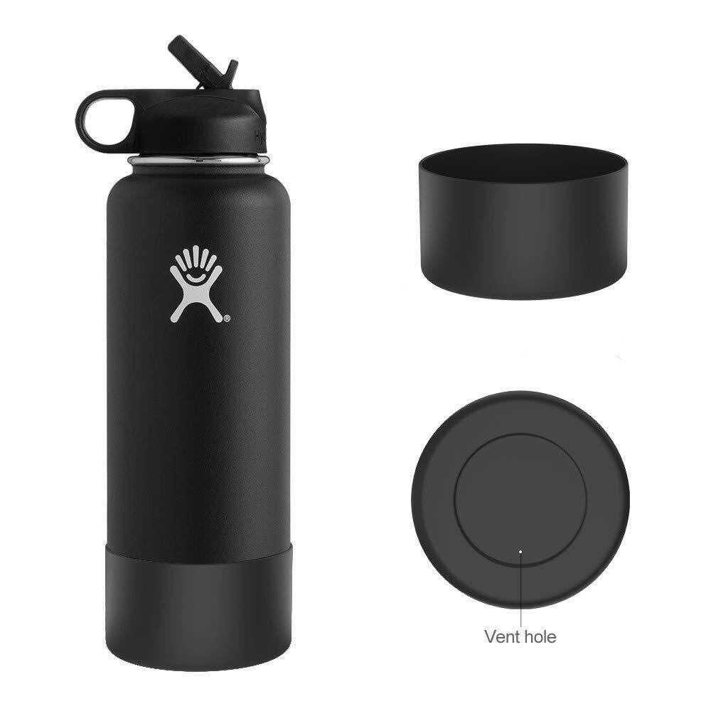 Hydro_Flask _ 12oz และ 24oz น้ำหนักเบา AntiSLIP ขวดน้ำดื่มถ้วยรองเท้าบู้ทซิลิโคนซองใส่ธนบัตรฐาน