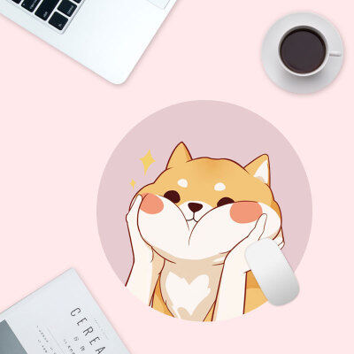 creative cute mini mouse pad smiling face cloud avocado family table mat heat-resistant mat cartoon place mat coasters [cchoice]