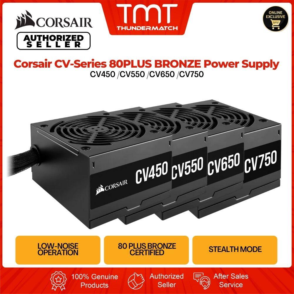 Tmt Corsair Cv Series Cv450 Cv550 Cv650 Cv750 80plus Bronze Power Supply 450w 550w 650w 750w Cp 909 Uk Cp Uk Cp Uk Cp Uk Lazada Tmt Corsair Cv Series Cv450 Cv550 Cv650 Cv750 80plus Bronze Power Supply 450w 550w 650w 750w Cp 909 Uk Cp Uk Cp Uk Cp Uk Lazada