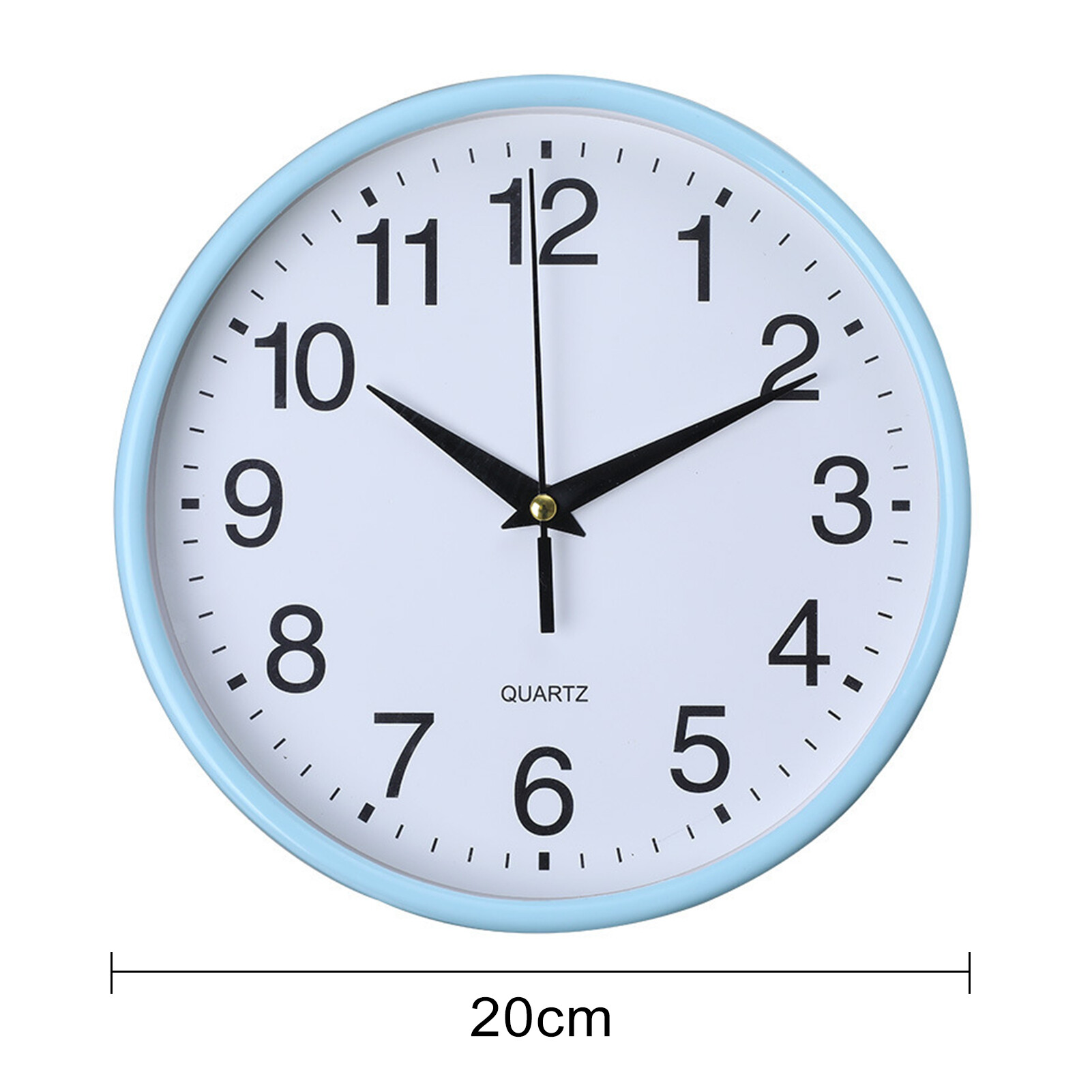 Office Wall Clock Modern Wall Clock Non-ticking Wall Clock Easy-to-read Quartz Clock for Home Decor
