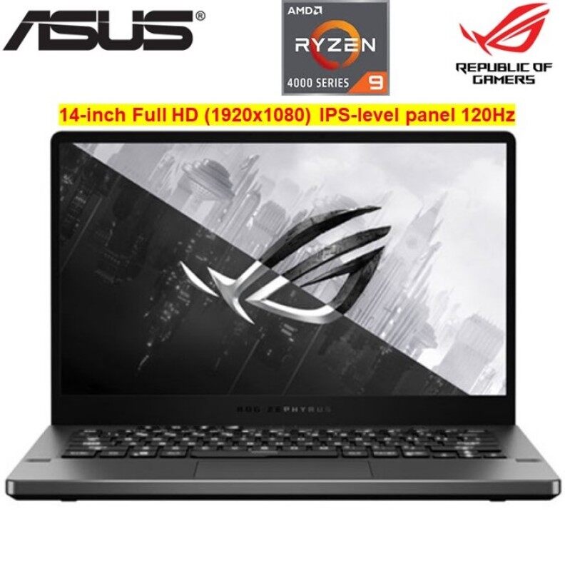 Asus Zephyrus G14 GA401I-VHE378T 14 FHD 120Hz Gaming Laptop Grey (Ryzen 9 4900H, 16GB, 1TB SSD, RTX2060 6GB, W10) Malaysia