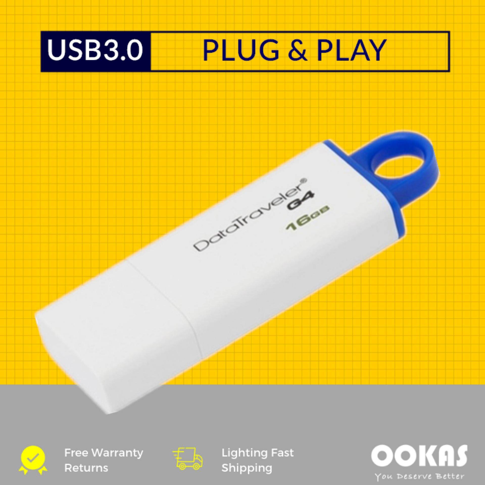 Kingston 16GB 32GB 64GB USB 3.0 Thumb High-Speed DTIG4 Drive OTG Flash Pen