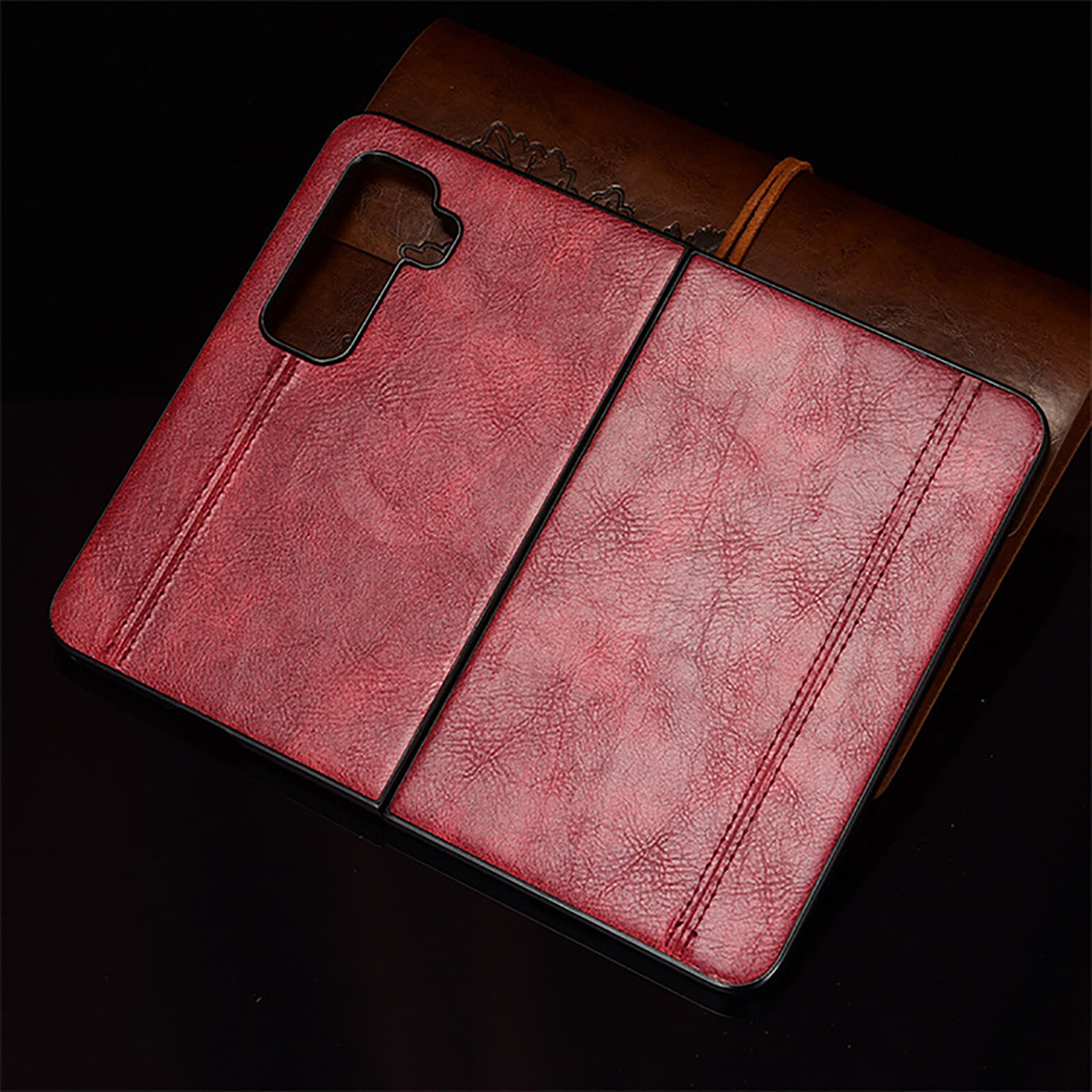 For Microsoft Surface Duo 2 Case PC Matte Leather Shockproof Slim Cover Skin