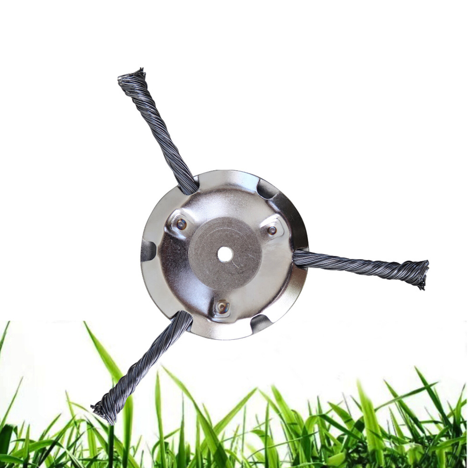 EMachinery Grass Trimmer Head Professional 3 Or 6-Cutters Super Sharp Deep-seated Weeding Carbon Steel Twisted Wire Steel Weeding Machine Head Gardening Tool Practical Brushcutter Head