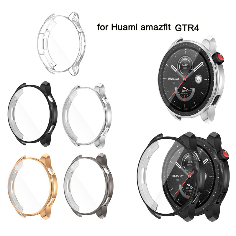 TPU Screen Protector Case Cover for Huami Amazfit GTR4/GTR4 Pro Smartwatch Case