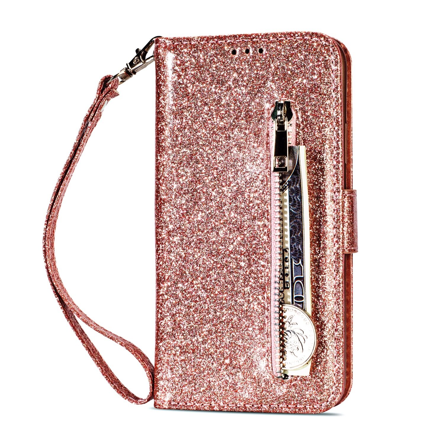 LIUKM Custodia Per Huawei P20 Lite Adsorbimento Magnetico Cover 360 Gradi Protezione Cornice Metallica Doppi Lati Trasparente Vetro Temperato Custodia - Nero