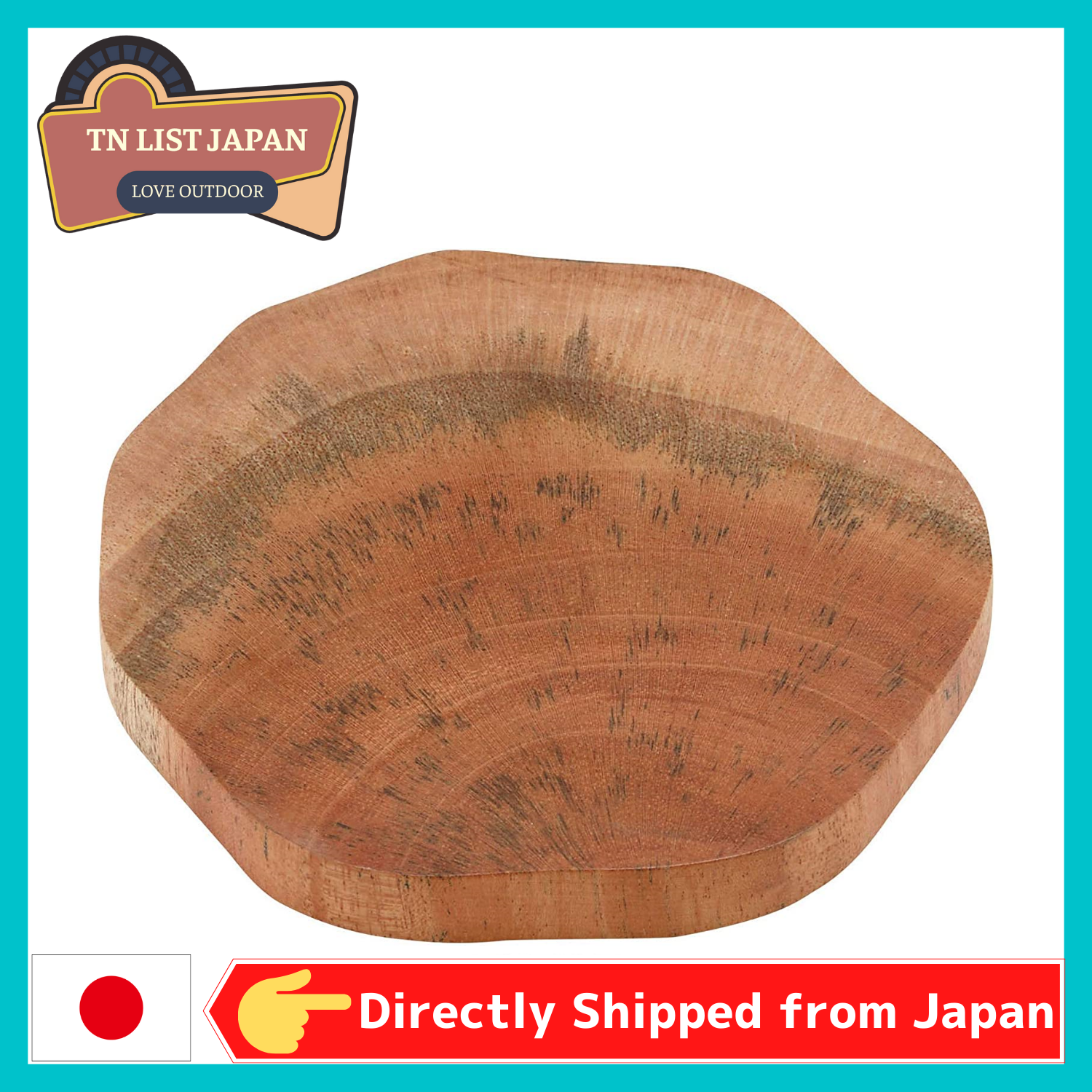 Vận Chuyển Trực Tiếp Từ Nhật Bản CAPTAIN STAG Wood Breath Wood Log Coaster