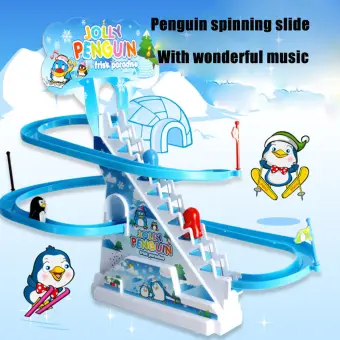 penguin stairs toy