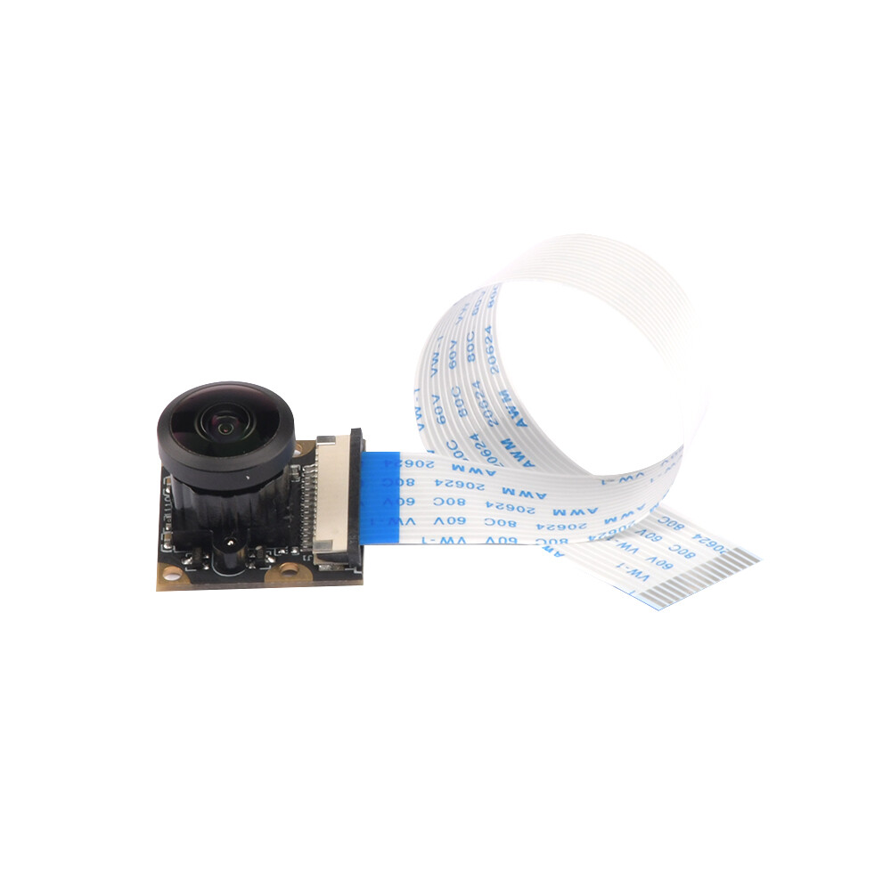 【Ready Stock &Free Shipping】Raspberry Pi 3/4 Generation Camera Module OV5647 Camera 222 Degree Fisheye Wide-angle 3B+ 5 Million Pixels