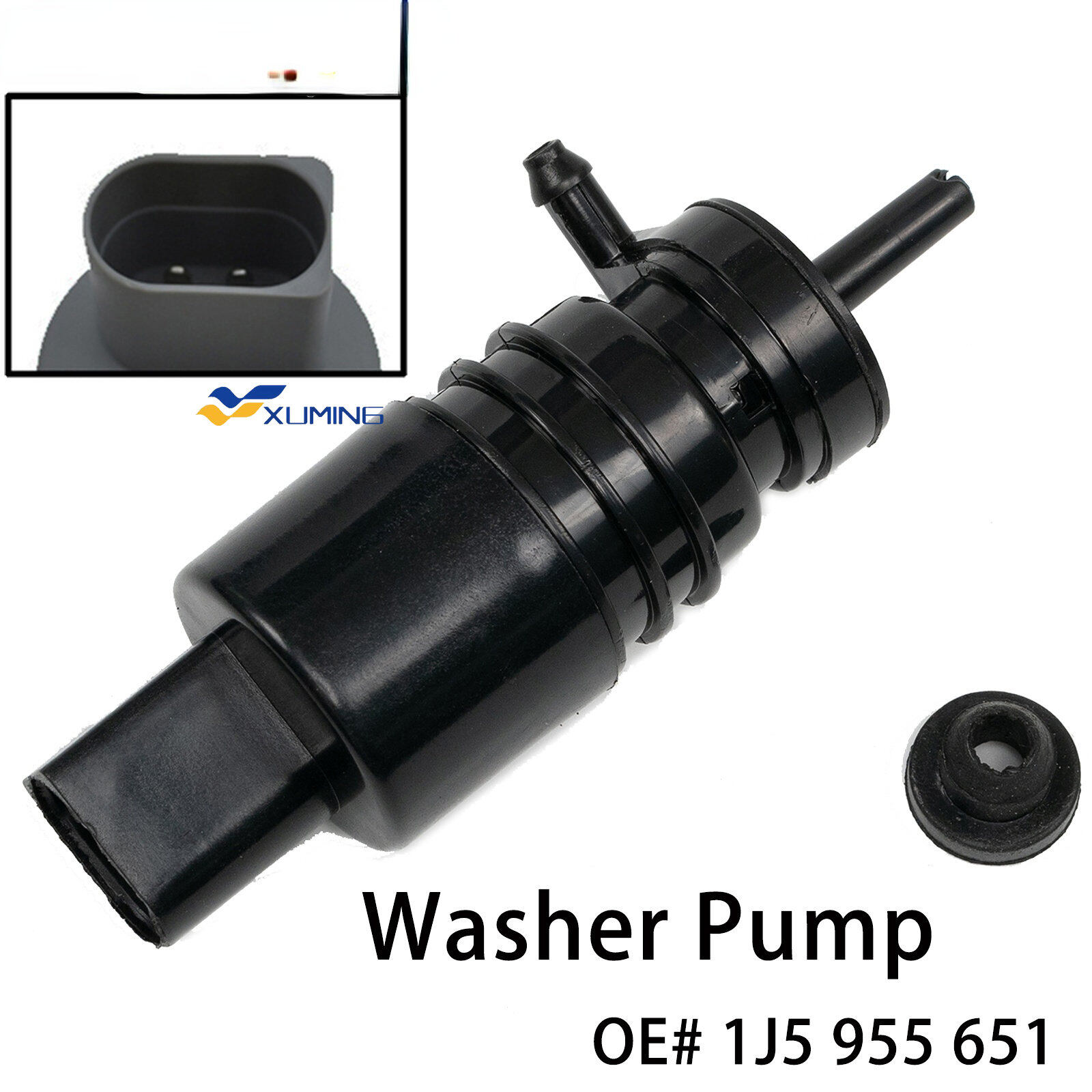 Xuming wiper front windshield windscreen wiper washer pump motor with grommet for bmw e46 e38 e39 e60 e65 e53 oe# 67126934159