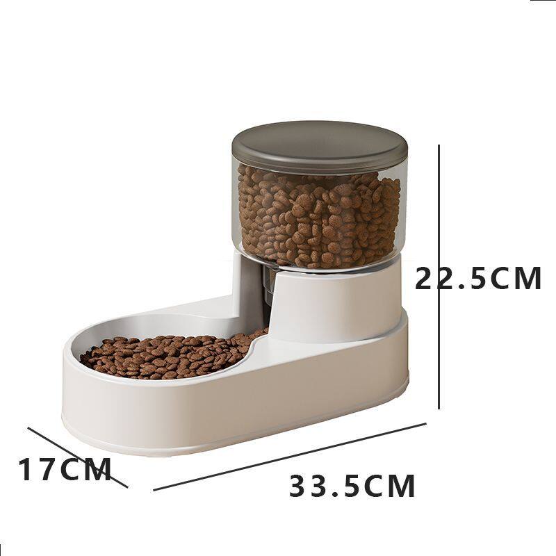 Pet water dispenser Tip proof Double bowl Water feeder Cat bowl Dog bowl Automatic drinking water Pet products