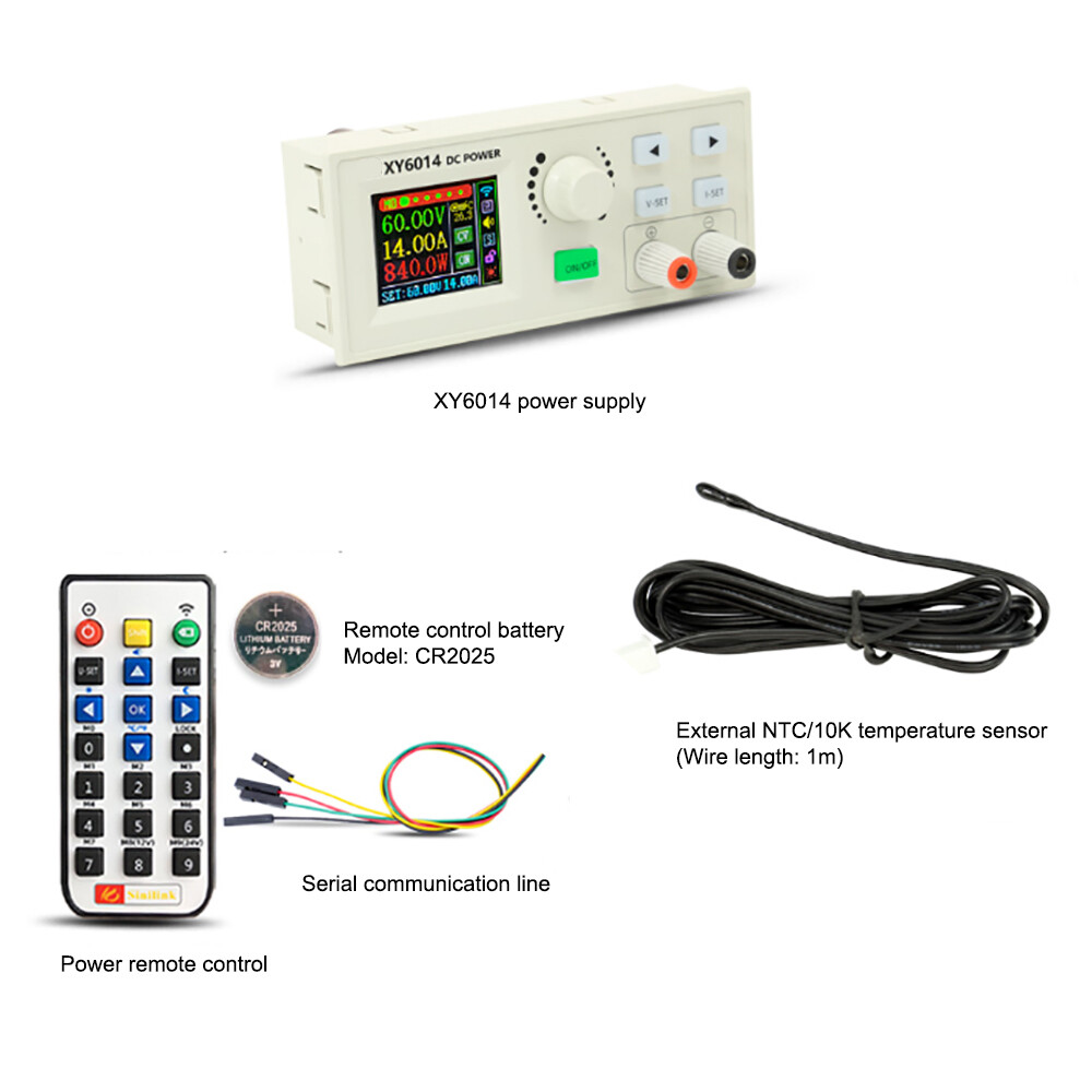 Diymore XY6014 900W high-power CNC adjustable DC stabilized power supply constant voltage and constant current maintenance step-down module DC0-60V power supply tester