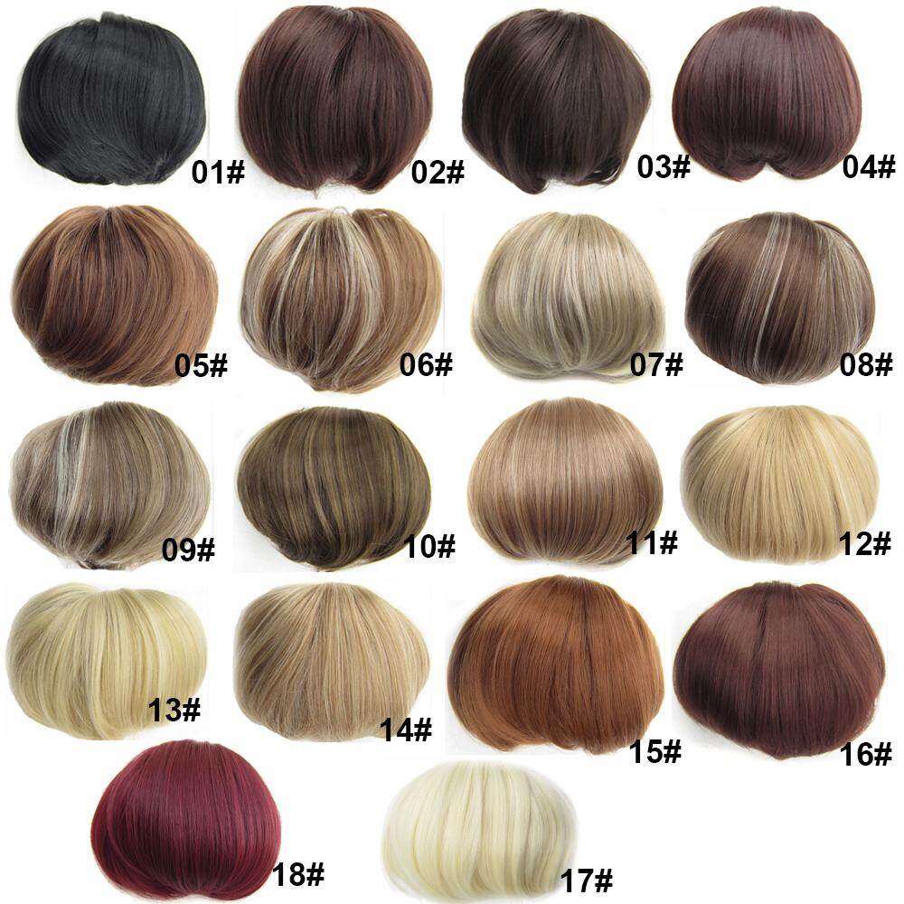 1pc Woman Hepburn Head Scrunchie Updo Hair Ponytail Extensions Drawstring Wig Accessories