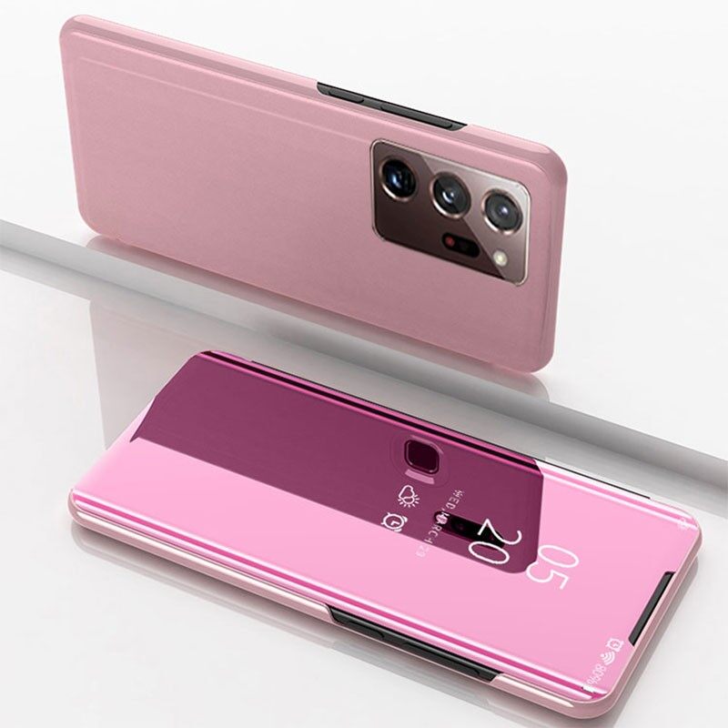 Samsung Galaxy Note 20 Ultra 5G Mirror Hard Case Samsung Note20Ultra Stand Smart Mirror Flip Leather Case Cover