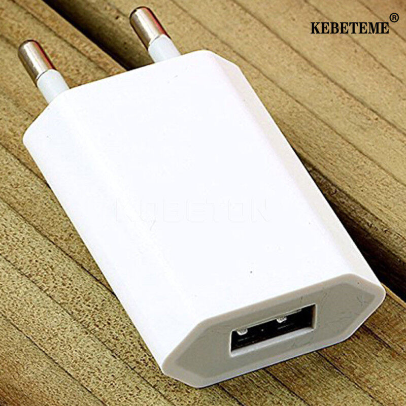 Giá Kebeteme EU/Phích Cắm Chuẩn Mỹ USB AC Bộ Chuyển Đổi Điện Tường Sạc Sạc Điện Thoại Bộ Chuyển Đổi Cho Apple iPhone 5 5C 5 S 6 6 S 6 Cộng Với Sạc USB