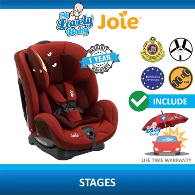 Joie Stages Convertible Car Seat - FREE Lifetime Warranty Crash Exchange Program - My Lovely Baby