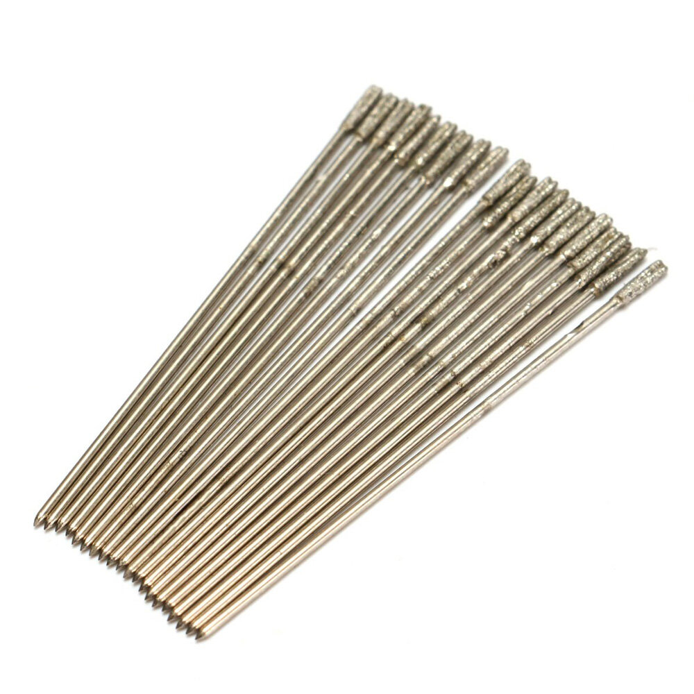 20 cái 1 mét Mini mũi khoan siêu nhỏ đồ trang sức mũi khoan mũi khoan xoắn Kim Cương Đá Mũi khoan HSS bits