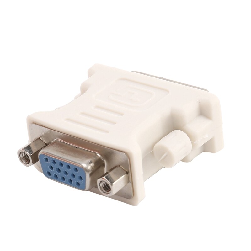 2X DVI male adapter (DVI - D 24 1) to female VGA (15-pin)