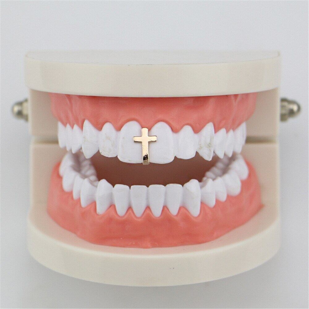 Grillz Dental Grills Rapper Grills Tooth Cap Single Rock Teeth Case