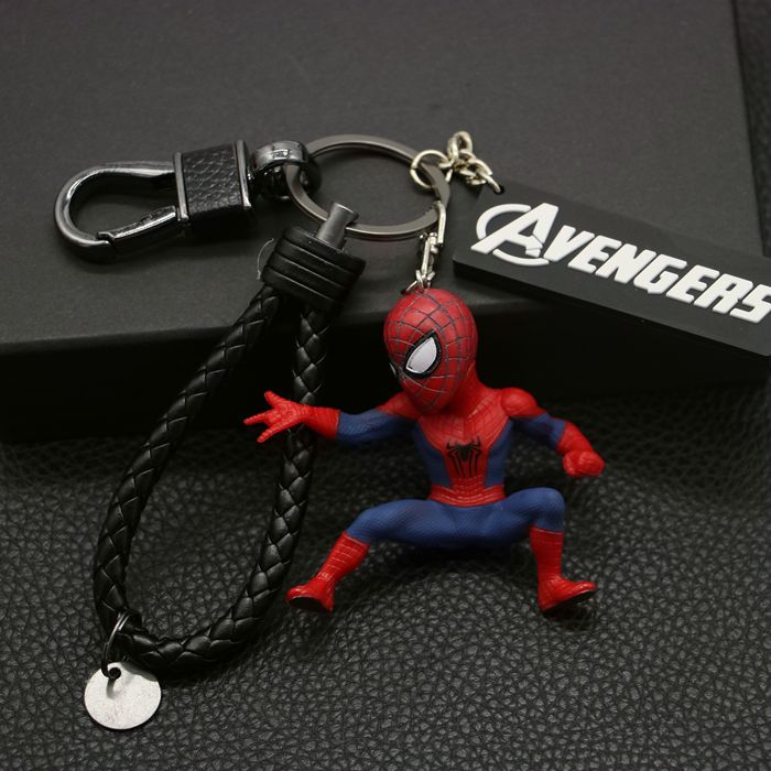 Dây Móc Khóa Marvel Avengers Nhỏ Cho Nam, Dây Thắt Lưng Hình Túi Nhện Có Móc Khóa Kích Thước 5-9Cm