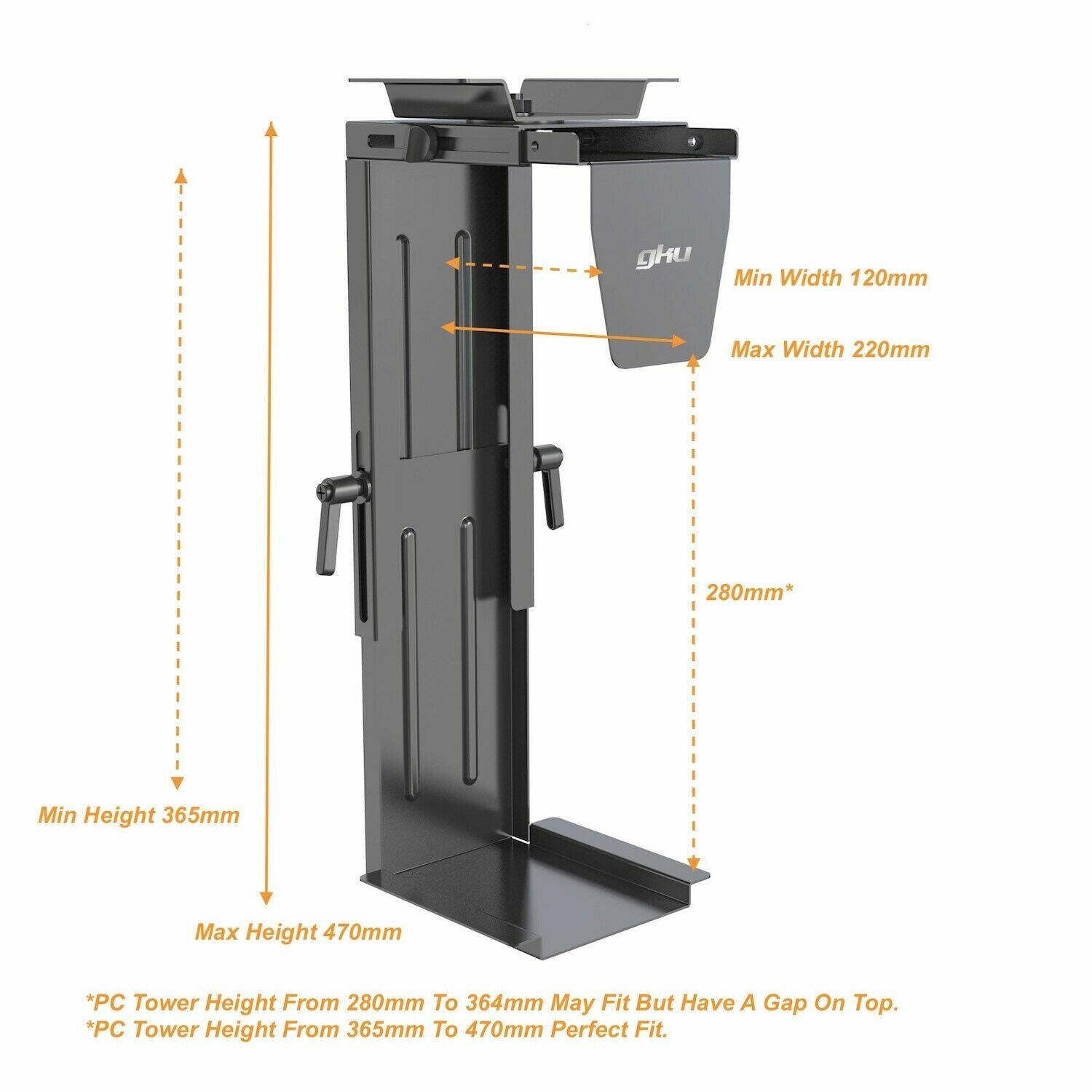 Computer Tower Holder Stand,Under Desk PC Mount bracket PC Tower holder Computer Tower Holder Stand