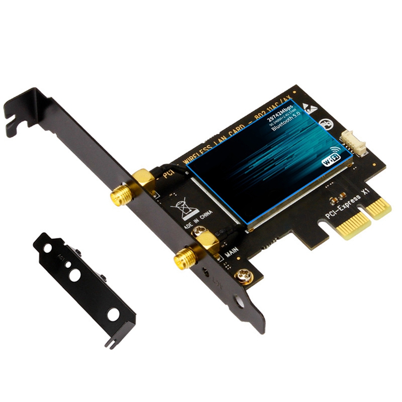Wireless Pci Router 2974Mbps WiFi 6 Wireless PCI-E Network Card 5.0 Dual Band 2.4G/5GHz ...