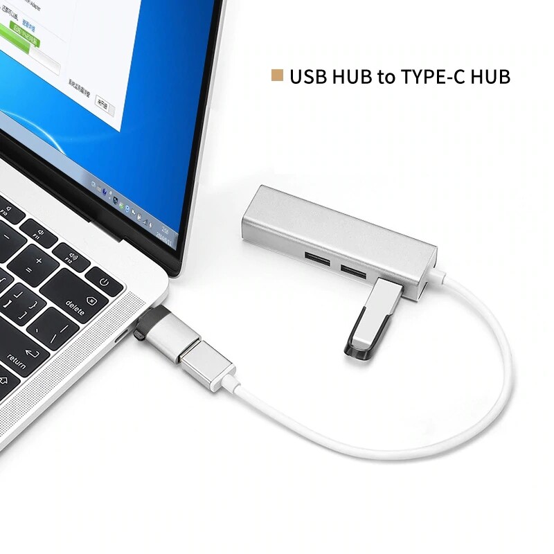 JDB USB C อะแดปเตอร์ OTG Fast USB 3.0 To ประเภท C Adapter สำหรับ ...