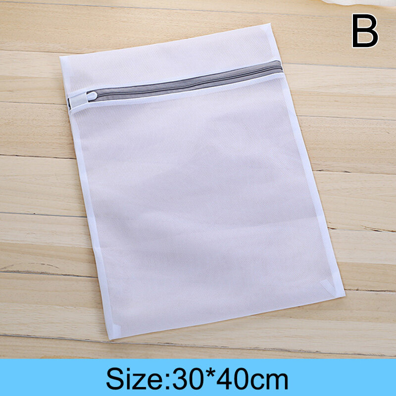 Pzcf Laundry Bags Washing Lingerie Underwear Storage bag Mesh Laundry Bags Washing Machines Clothes Protective clothes bag Protecting Zipper Bag Bra Soft clothes 1pc