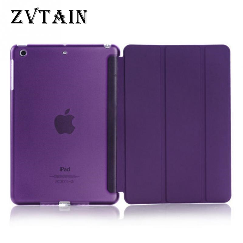 ZVTAIN Ốp Ipad Mini Siêu Mỏng Cho iPad 2 3 4 iPad 2018 2017 9.7 10.2 Mini 1 2 3 4 Mini 5 2019 Ốp Lưng Chân Đế Gập Từ Tính Lật Vỏ PVC Cho iPad Air 1 2 3 iPad Pro 9.7 10.5 2019 iPad 7 8 Ốp Lật Tự Động Đánh Thức Thông Minh