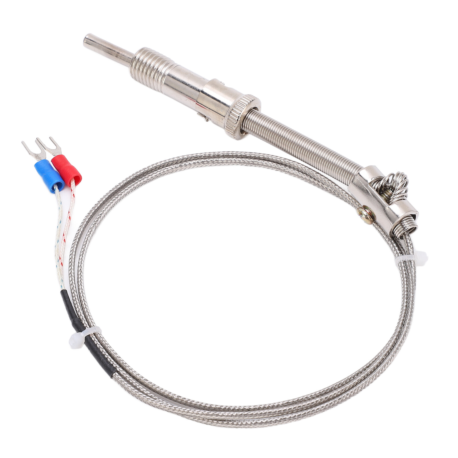 K Type Compression Spring Thermocouple Shielded Thermocouple Wire Probe for Factory