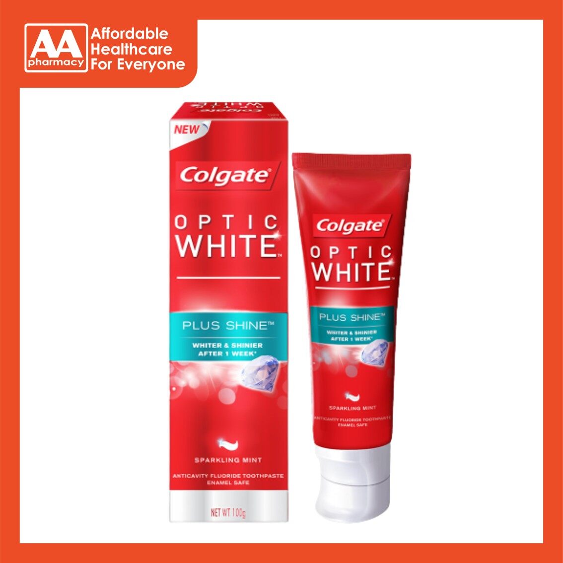 perbezaan colgate optic white