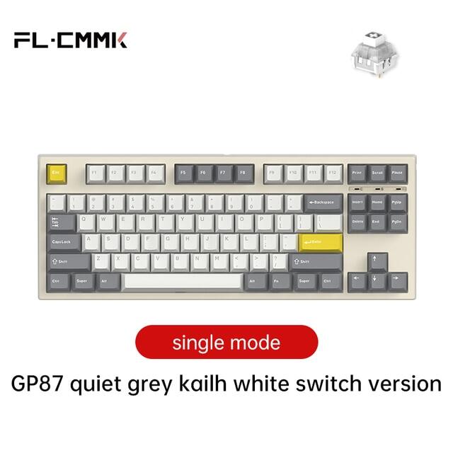 FL·ESPORTS GP87 87-Key Single-Mode Wired Full-Key Hot-Swappable RGB ...
