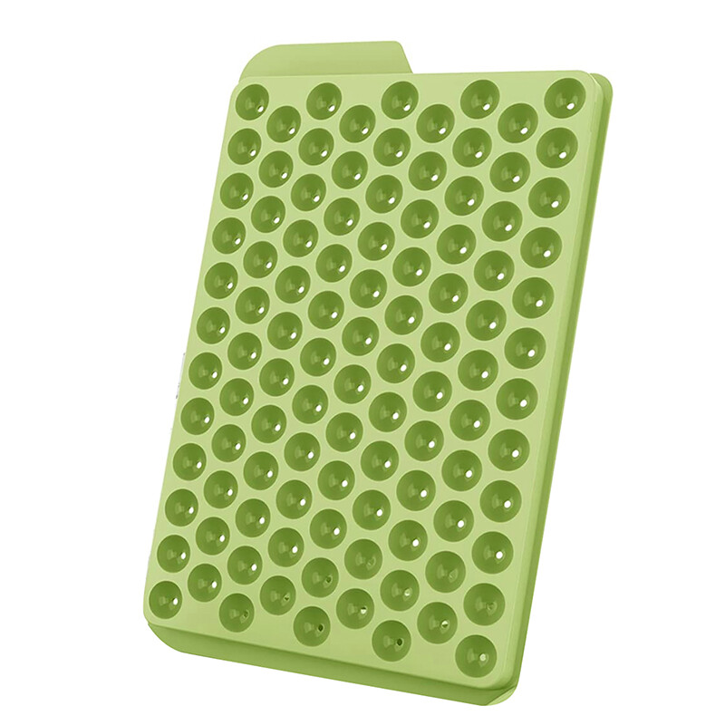 Zhaowei906 Mini Ice Cube Tray 104 Holes Round Ice Ball Molds Tiny Crushed Ice Tray for Chilling Drinks Coffee Juice Tools Silicona BPA Free