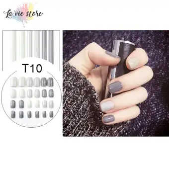 La Vis 24pcs Fake Nail Tips Diy False Nails Manicure Decoration