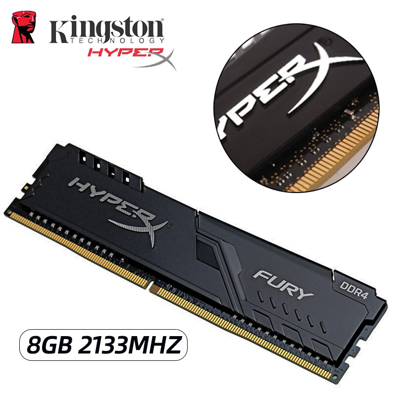 2133mhz Kingston Hyperx Fury Black Series 8gb Kingston HyperX FURY