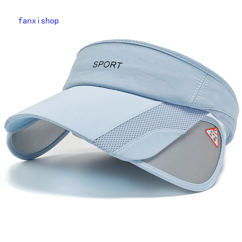 FXSP 1 Pieces Sun Sports Visor Fast Drying Hats Man Or Woman One Size Adjustable Visor Cap For Golf Running Jogging Tennis Hiking