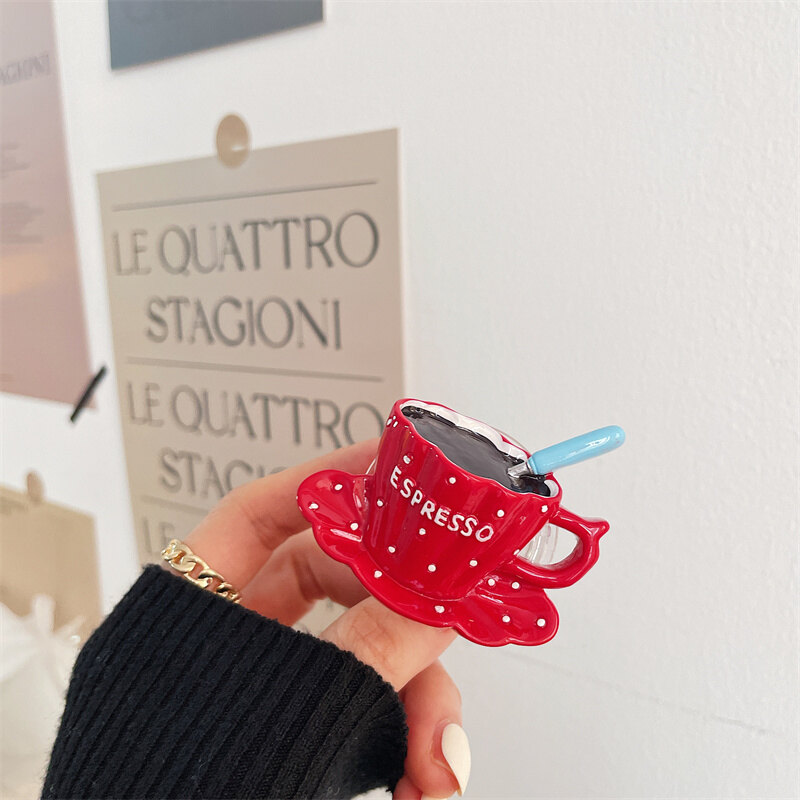 Griptok Phone Holder 3D Coffee Cute Cartoon Portable Bracket Holder For Apple Xiaomi Huawei Samsung OPPO VIVO