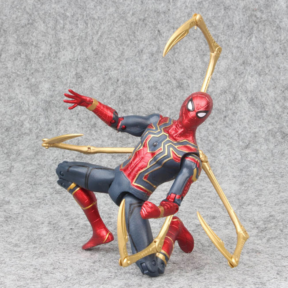 Action Figure Toy Marvel Infinity War Iron Spider Man Action Figure Toy Model