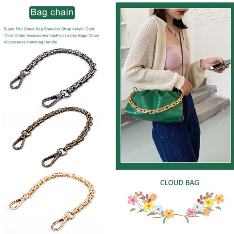 【YEZE】 Metal Chain Strap Shoulder Cross Body Bag Replacement DIY Bag Accessories