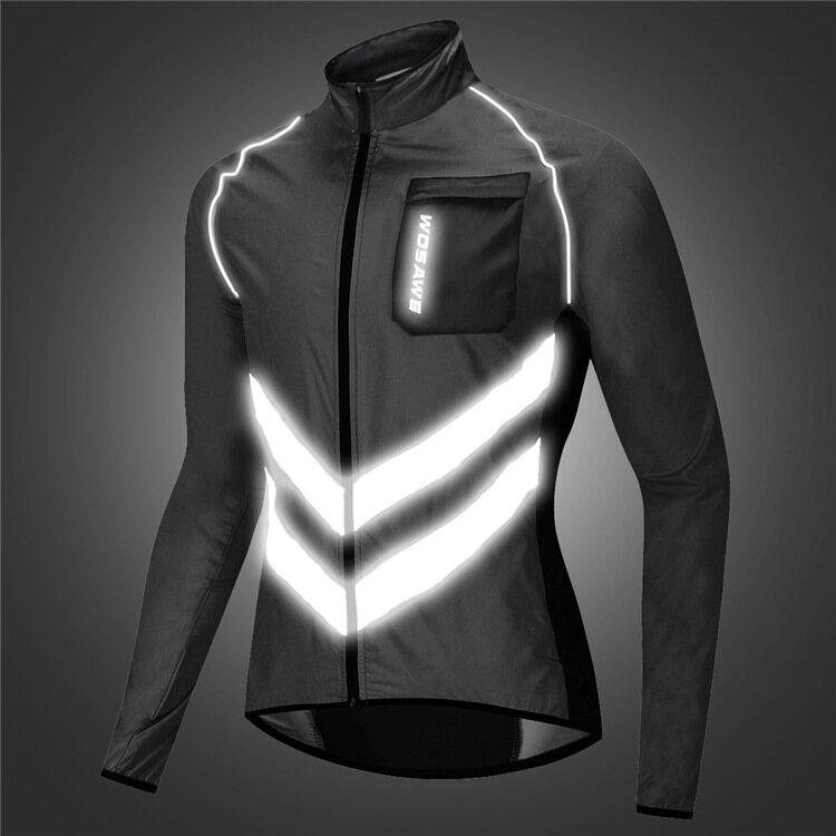 Waterproof Motorcycle Jackets Men Women Windproof Lightweight Rain Wind Coat Breathable Reflective Motocross Vest Jacket