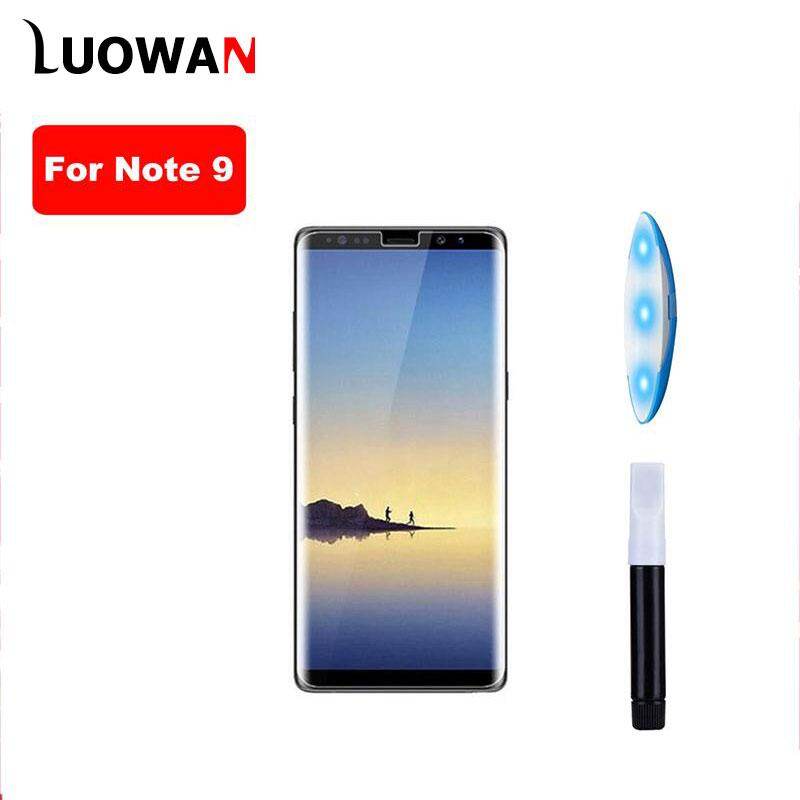 LUOWAN For Samsung Galaxy Note 9 UV liquid full glue Tempered Glass Screen Protector 100% Touch Sensitivity-Clear
