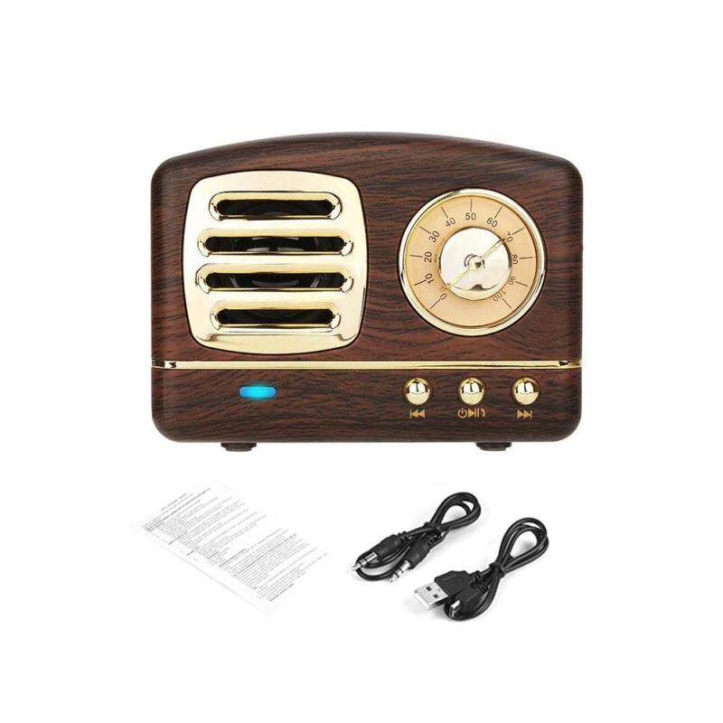 Loa Mini Wir-less Retro Micrô Tích Hợp Hỗ Trợ Kết Nối BT Thẻ TF Đầu Vào USB AUX Cho Bữa Tiệc Trắng