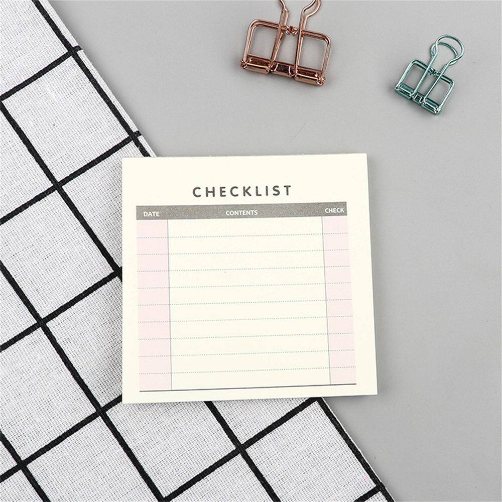 MMLUCK sticker gura 60 Tờ Văn Phòng Phẩm Sáng Tạo Danh sổ tay kế hoạch Life Planner Lịch trình hình thành thói quen