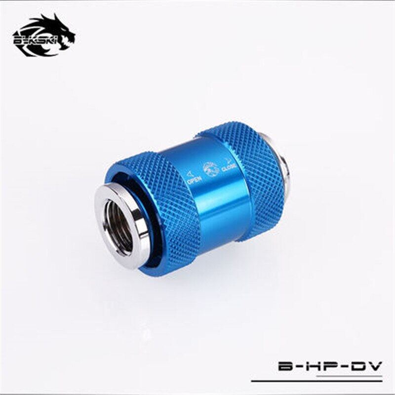 Bykski BHPDV,PC Cooling Water Drain Valve,Switch Stop Valve,Hard Pipe