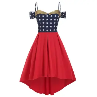 flag dress plus size