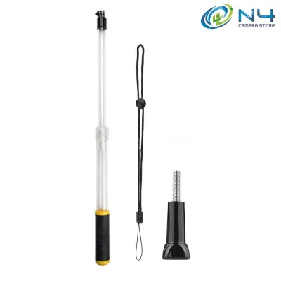 (Clearance) 14-24 Inch Transparent Float Extension Pole Floaty Floating Extendable Selfie Stick For Gopro/Action Camera