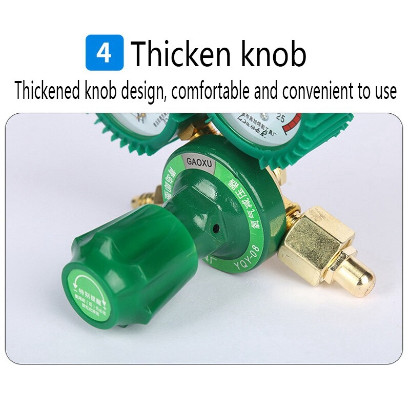 Oxygen Gas Bottle Regulators O2 Reducing Pressure Inhaler Acetylene