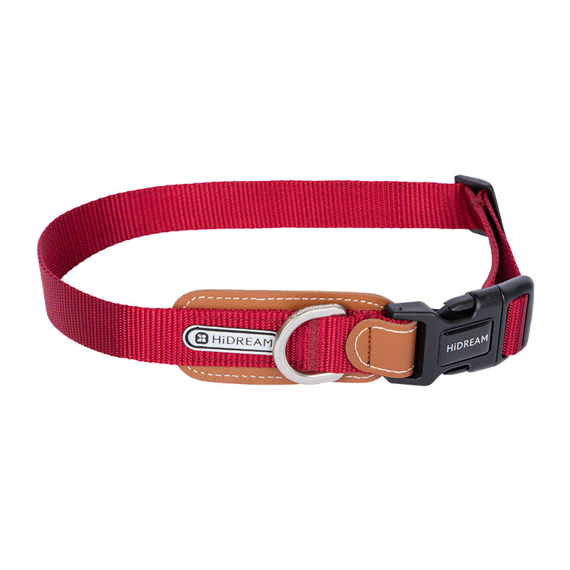 HamshMoc Soft Dog Collar Adjustable Pet Collar with Strong Safety Buckle Heavy Duty Quick Release for Small Medium Large Dog