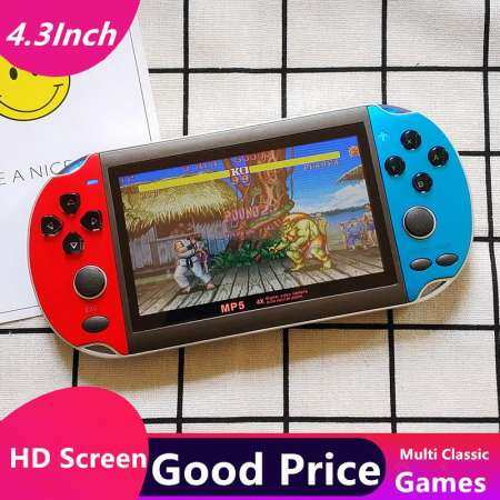 กระเป๋าแบบพกพาเกมแบบพกพาคอนโซล 8GB 4.3 128Bit คลาสสิกในวัยเด็กวิดีโอแบบพกพาผู้เล่นเกมส์