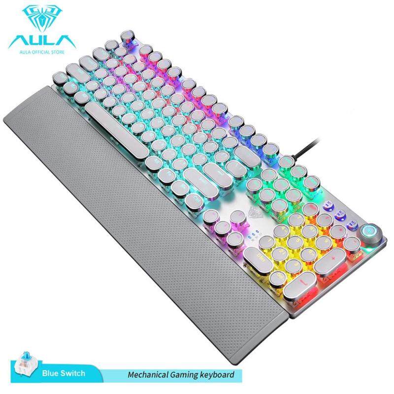 AULA F2088 Mechanical Gaming keyboard LED Backlit Keyboard (White) Singapore